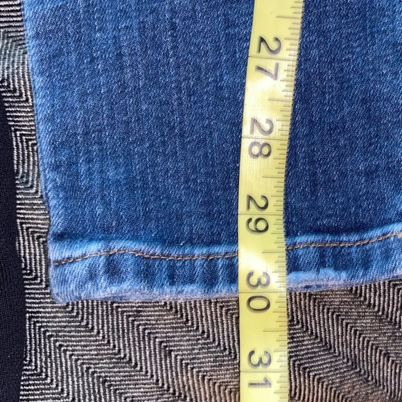 Joe's Jeans Skinny Ankle Distressed Dark Wash Denim - Picture 5 of 7